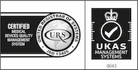 ISP13485:2016 Certification from UKAS accredited certification body