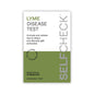 Lyme disease test kit on a white background