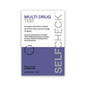 Multi drug test packaging with text on a white background