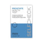 Prostate health test packaging with text on a white background