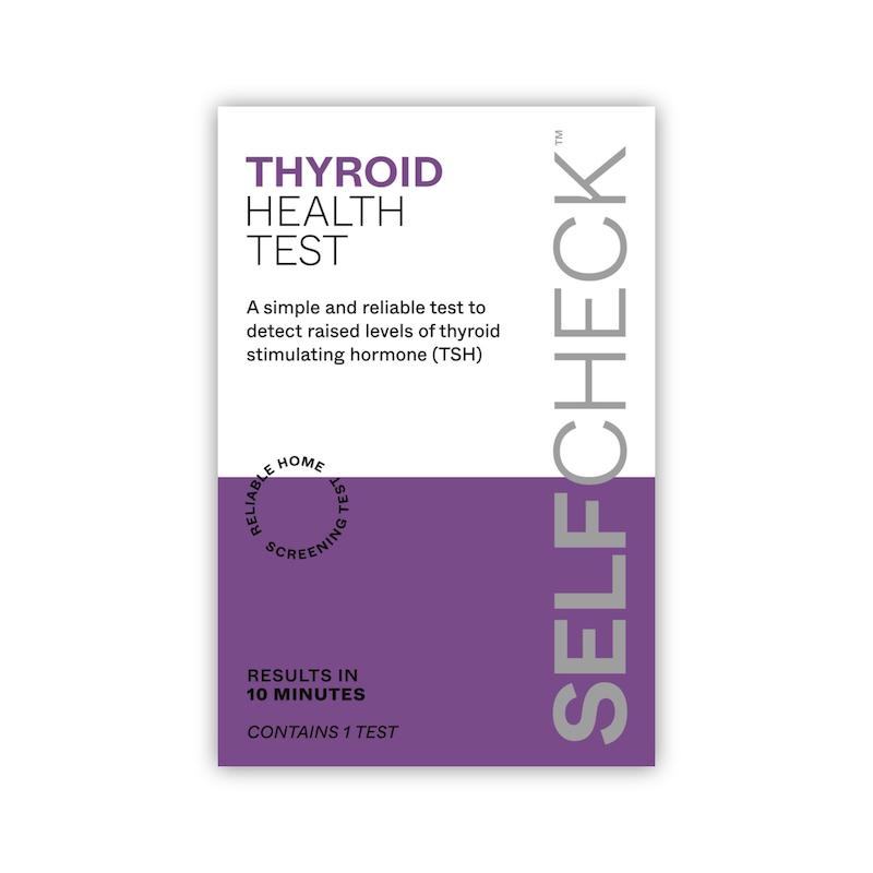 SELFCHECK TSH Thyroid Health Test Box on a white background